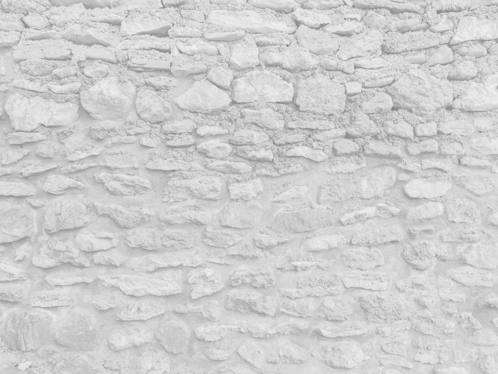Helle Wand mit groben Ziegeln