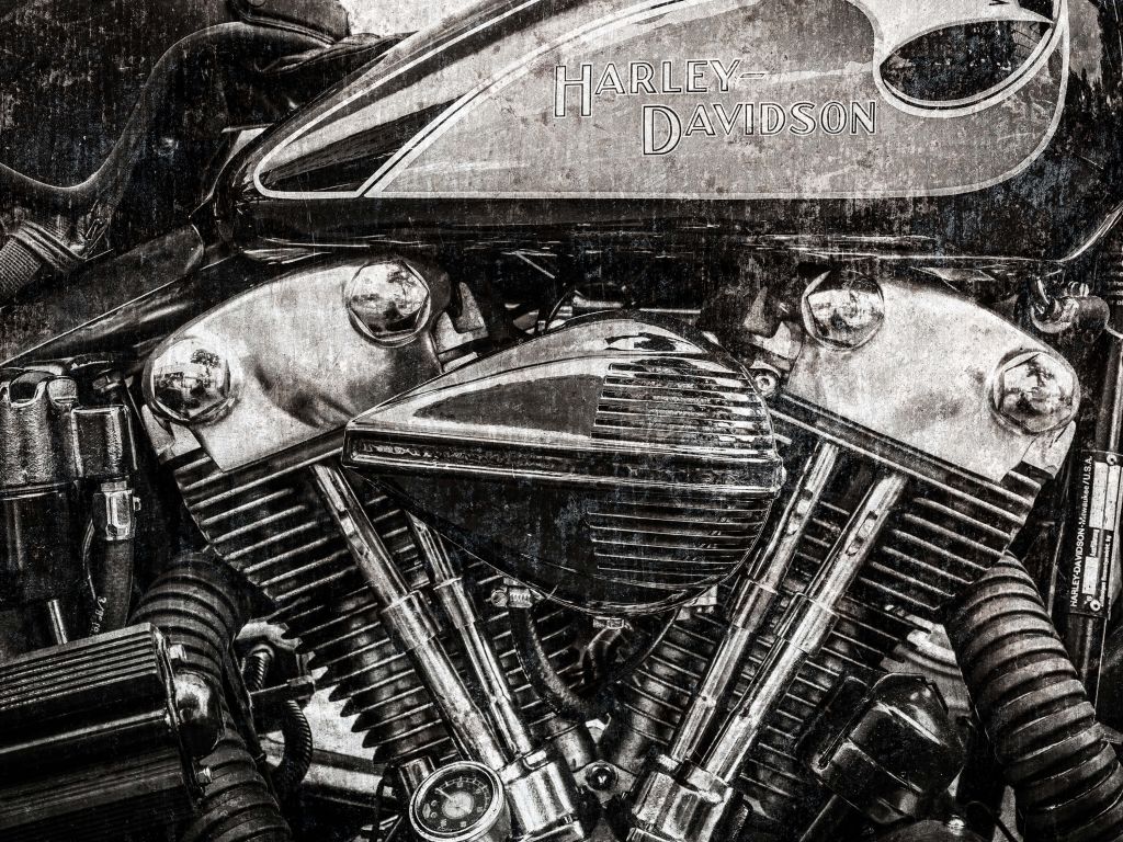 Harley davidson Nahaufnahme