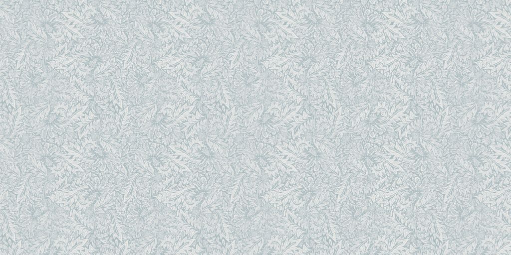 Morris Florals & Leaves - puderblau