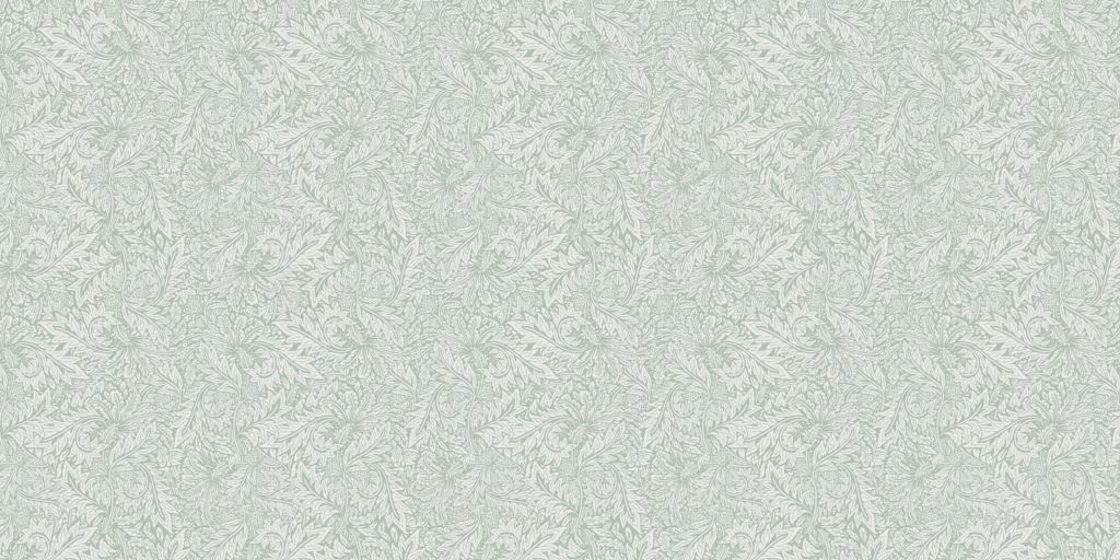 Morris Florals & Leaves - salbeigrün