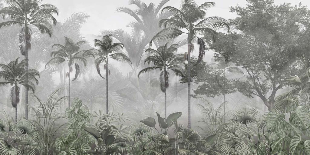 Lebendiges Grünes Urwald