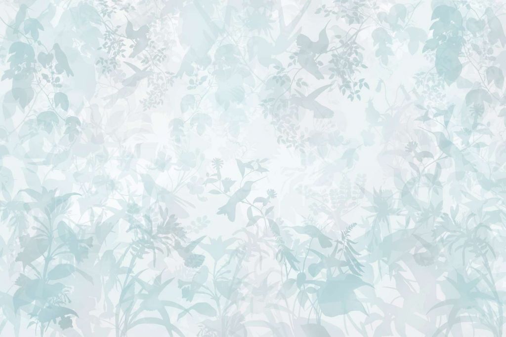 Garten-Symphonie in Blau