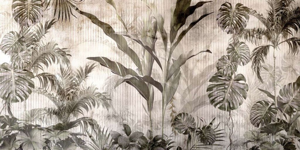 Botanische Vintage-Dschungel