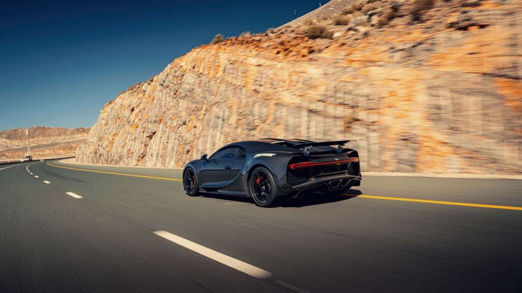 Bugatti Chiron Pur Sport in Aktion