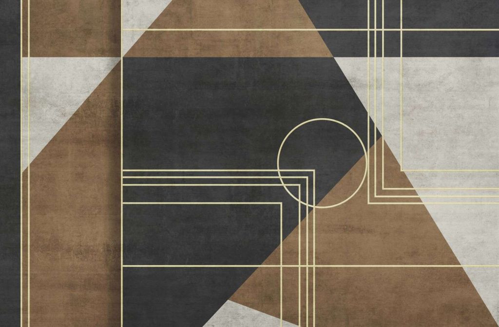 Goldene Linien Art Deco