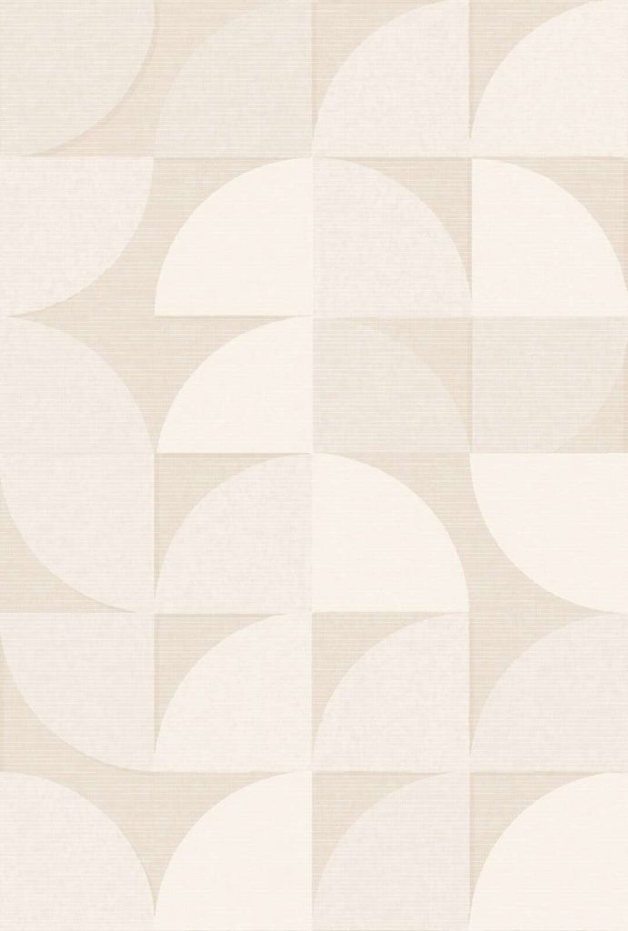Sanfte geometrische Bögen in Beige