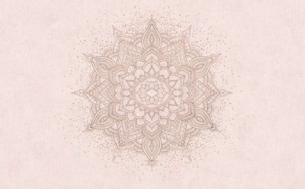 Sandfarbene Mandala-Symphonie