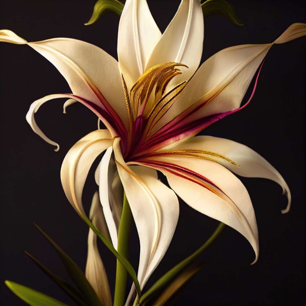 Makro Große Crinum-Lilienblume