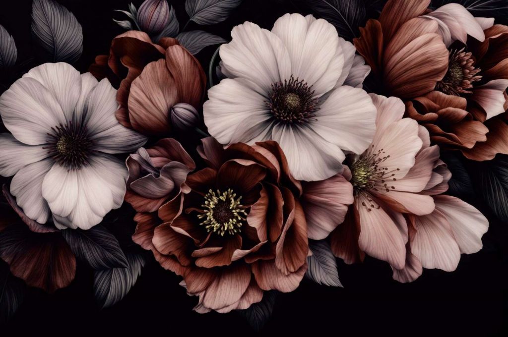 Dämmerliche florale Symphonie in barocken Tönen