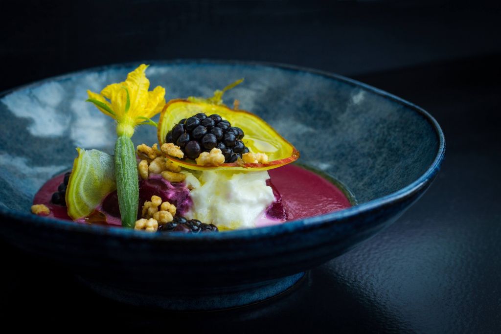 Brombeer-Nachspeise