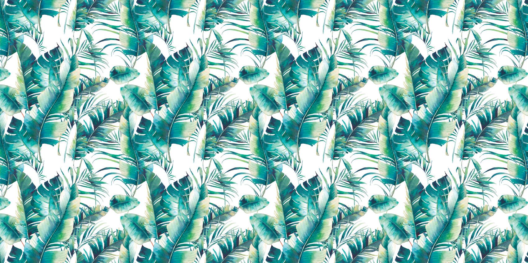 Palmblätter grün
