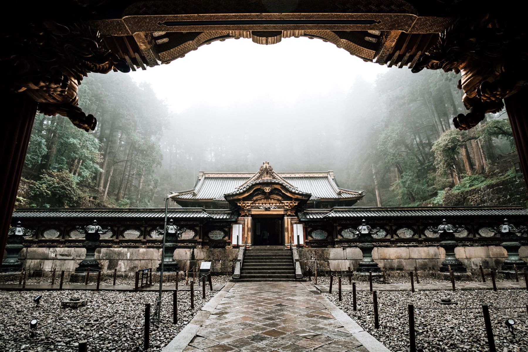 Alter japanischer Tempel