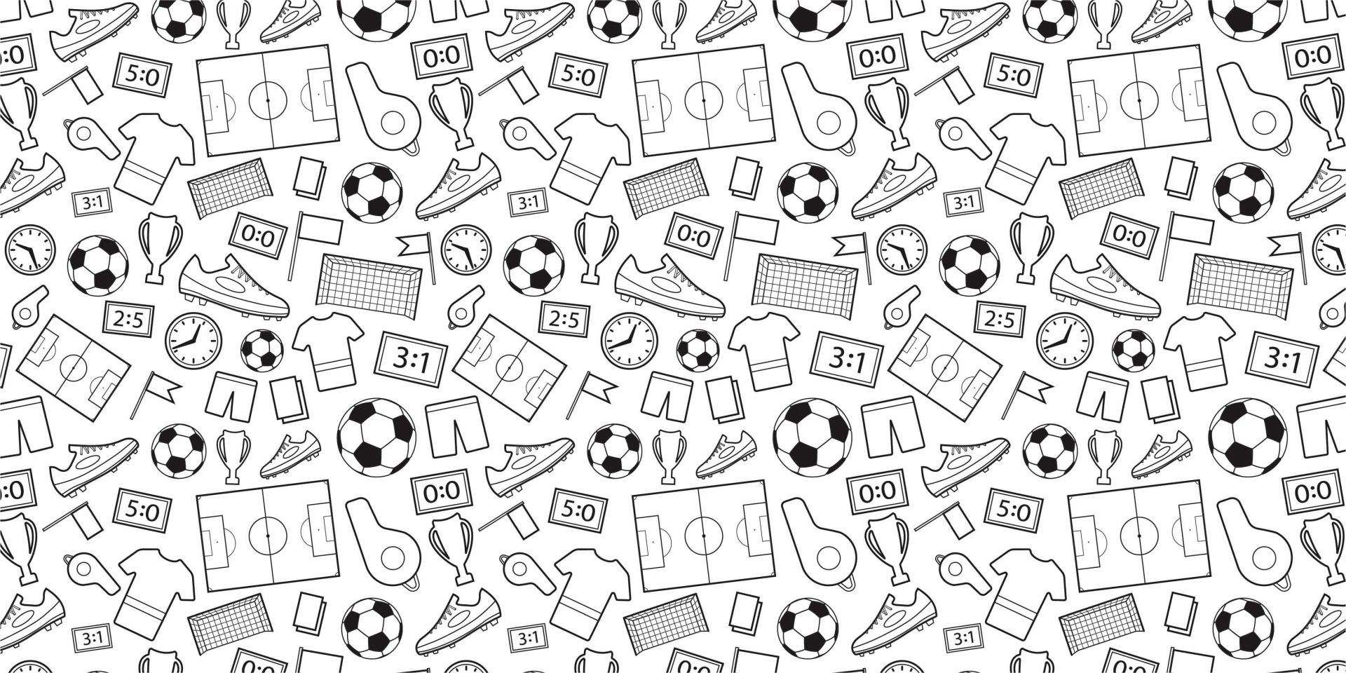 Fussball-Zeichnungen