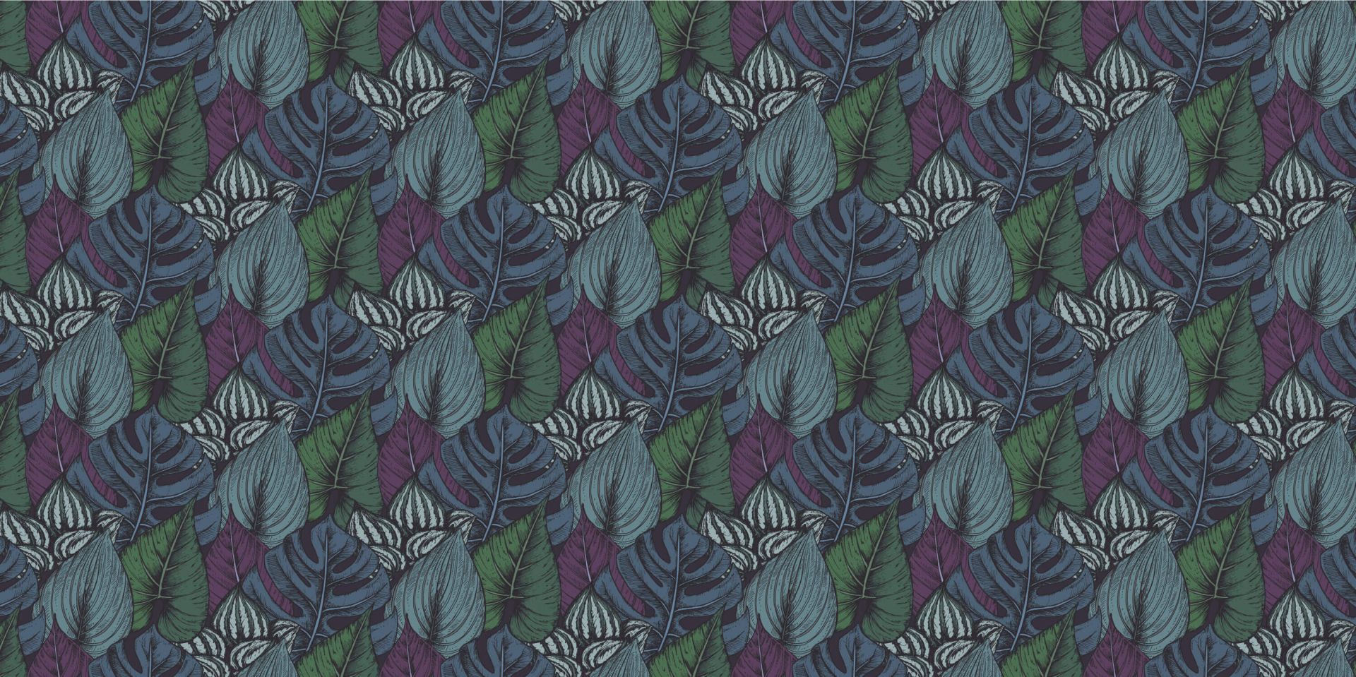 Tropisches Blattmuster