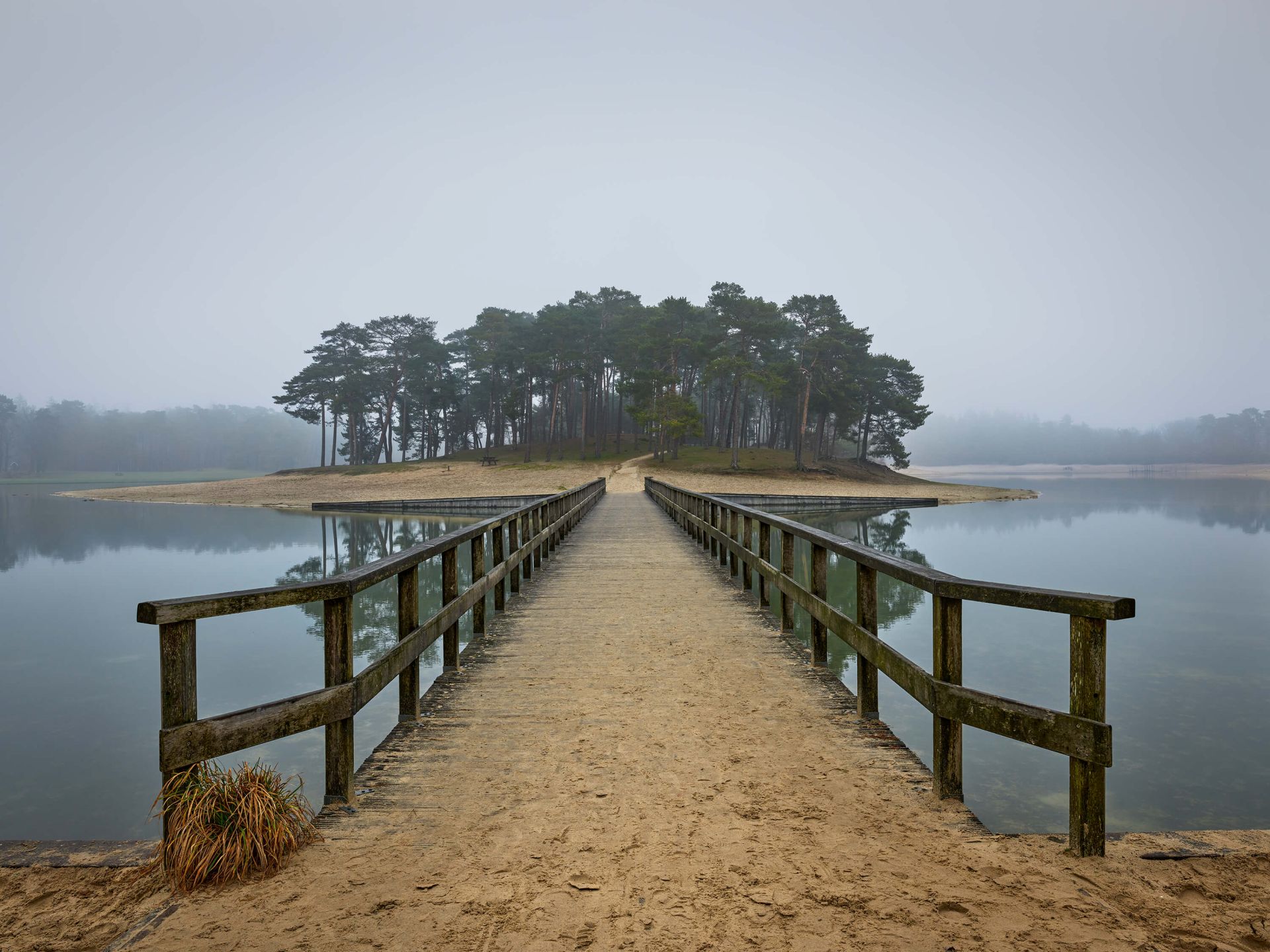 Insel im Nebel