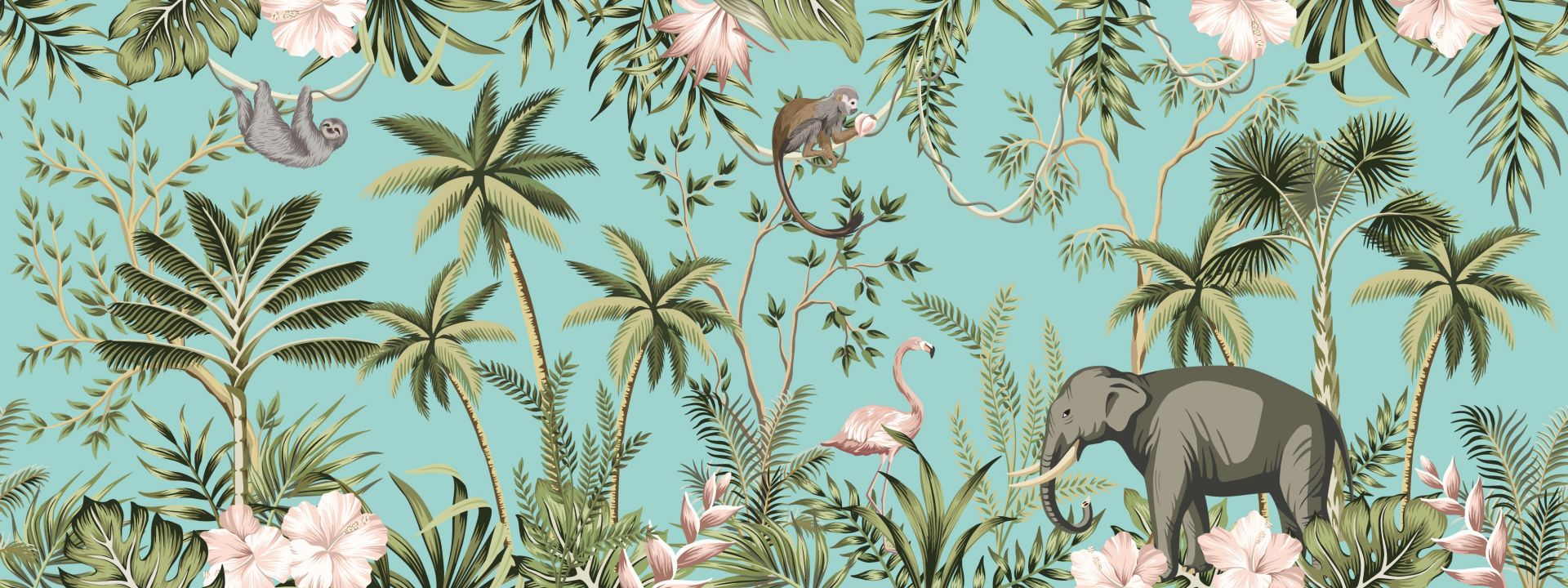 Elefant, Flamingo und Freunde