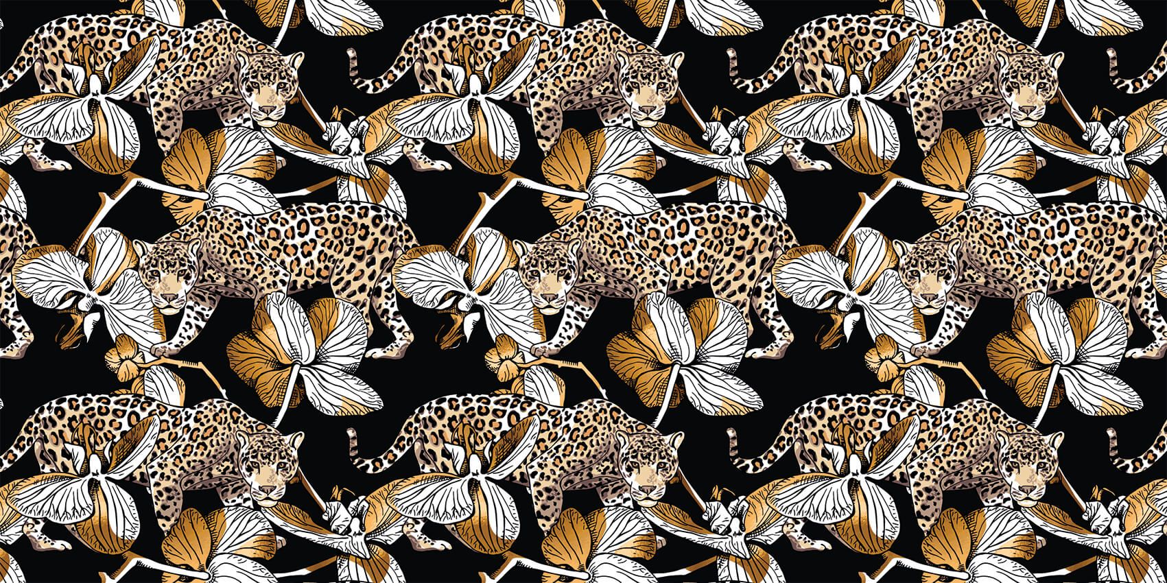 Jaguare zwischen den Orchideen
