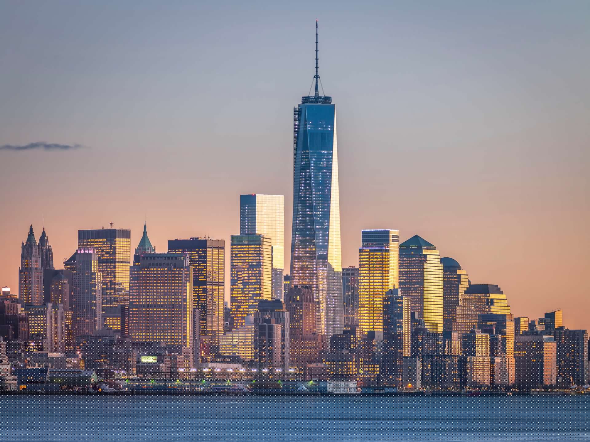 Sonnenuntergang in New York