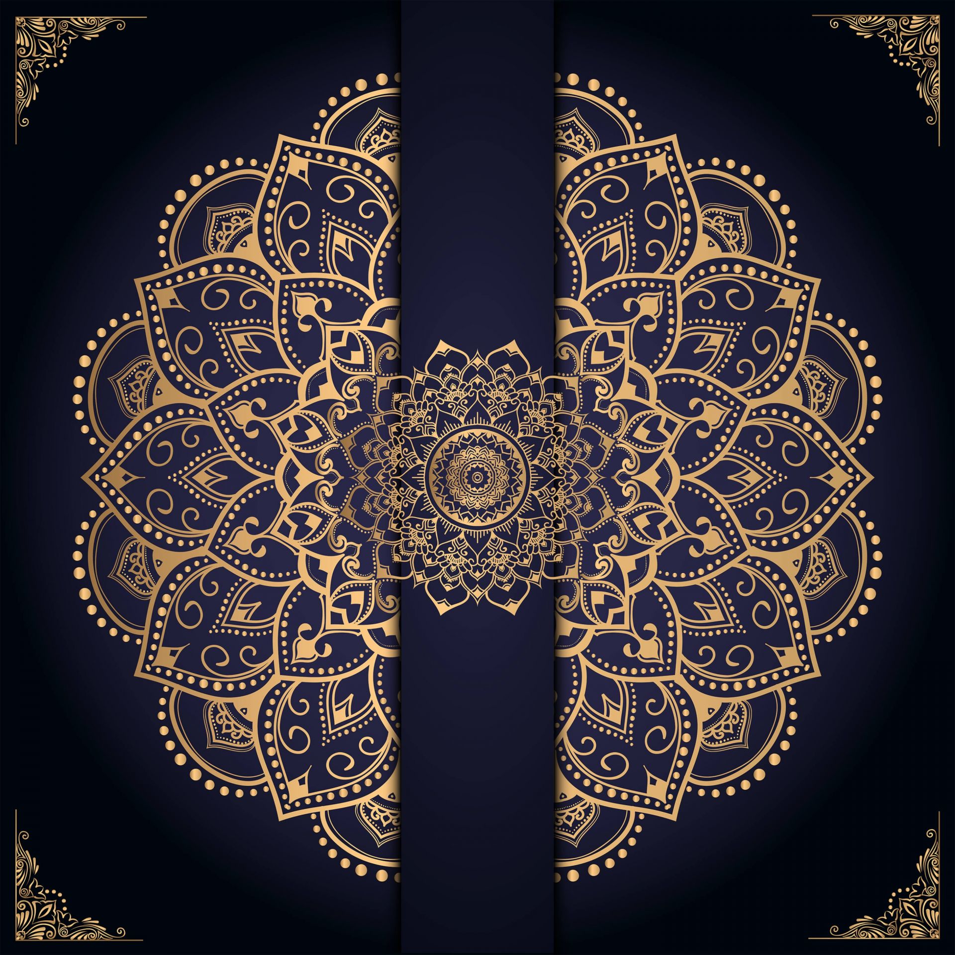 Verziertes Mandala