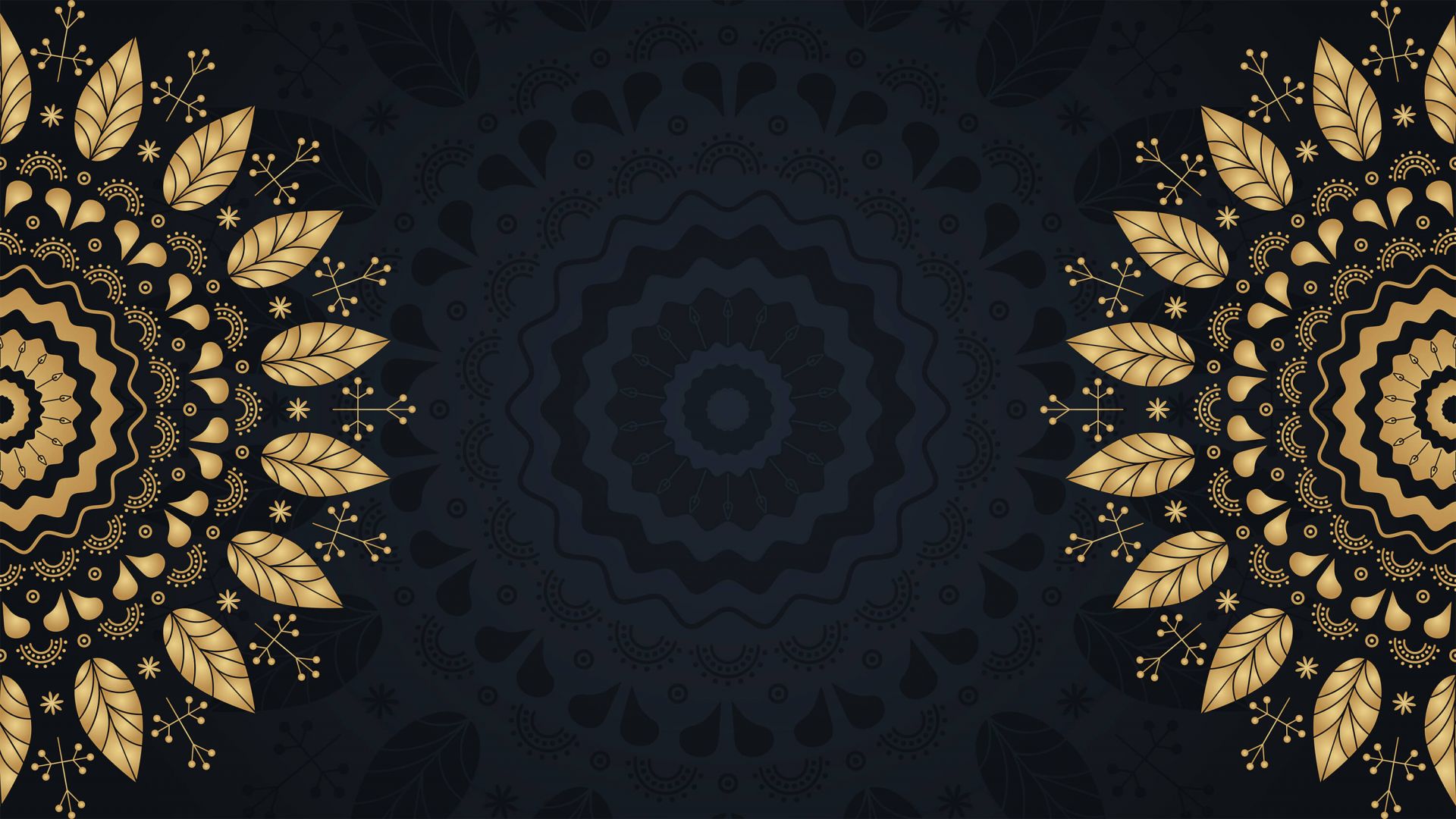 Mandalas aus Blättern