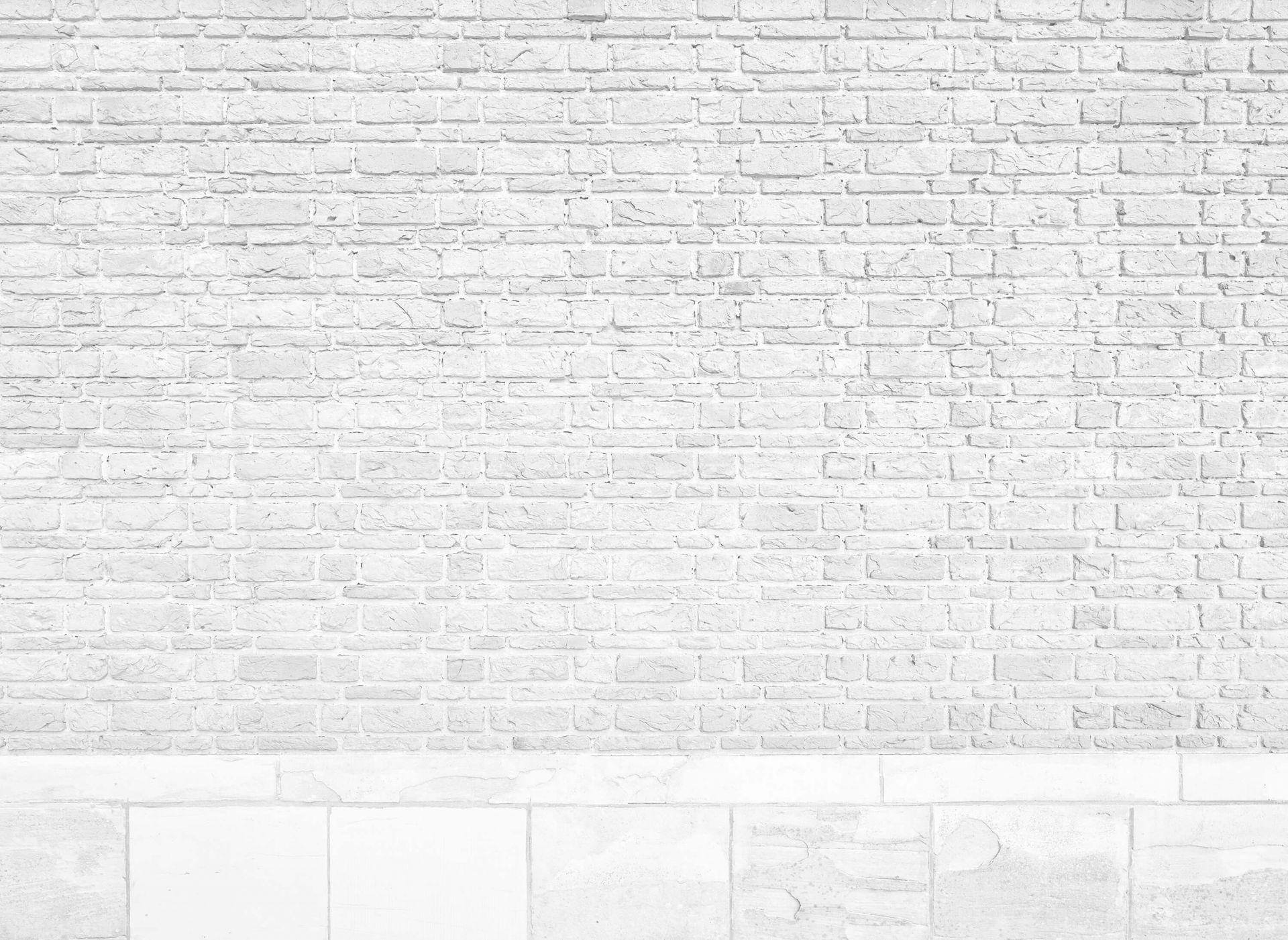 Weiße Ziegel mit altem Beton