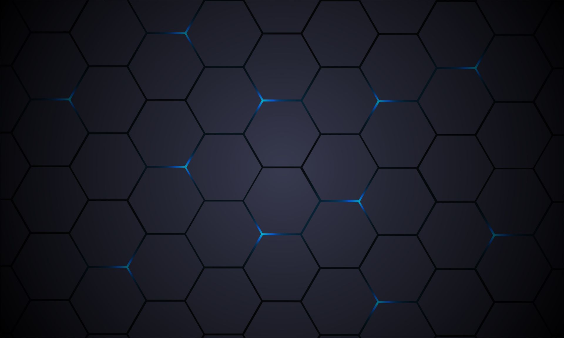 Dunkelgraue Sechsecke