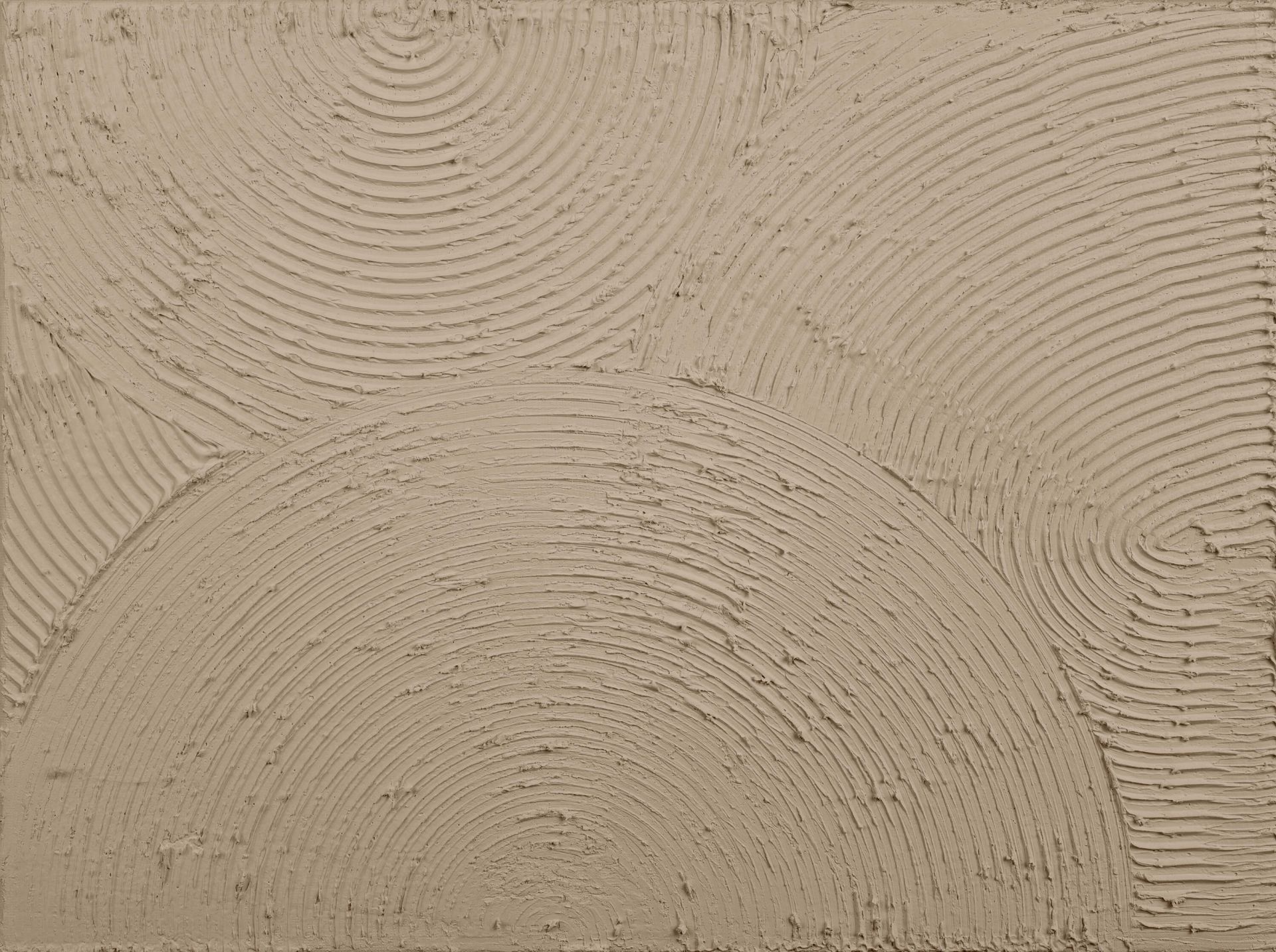 Zen-Kreise in Taupe