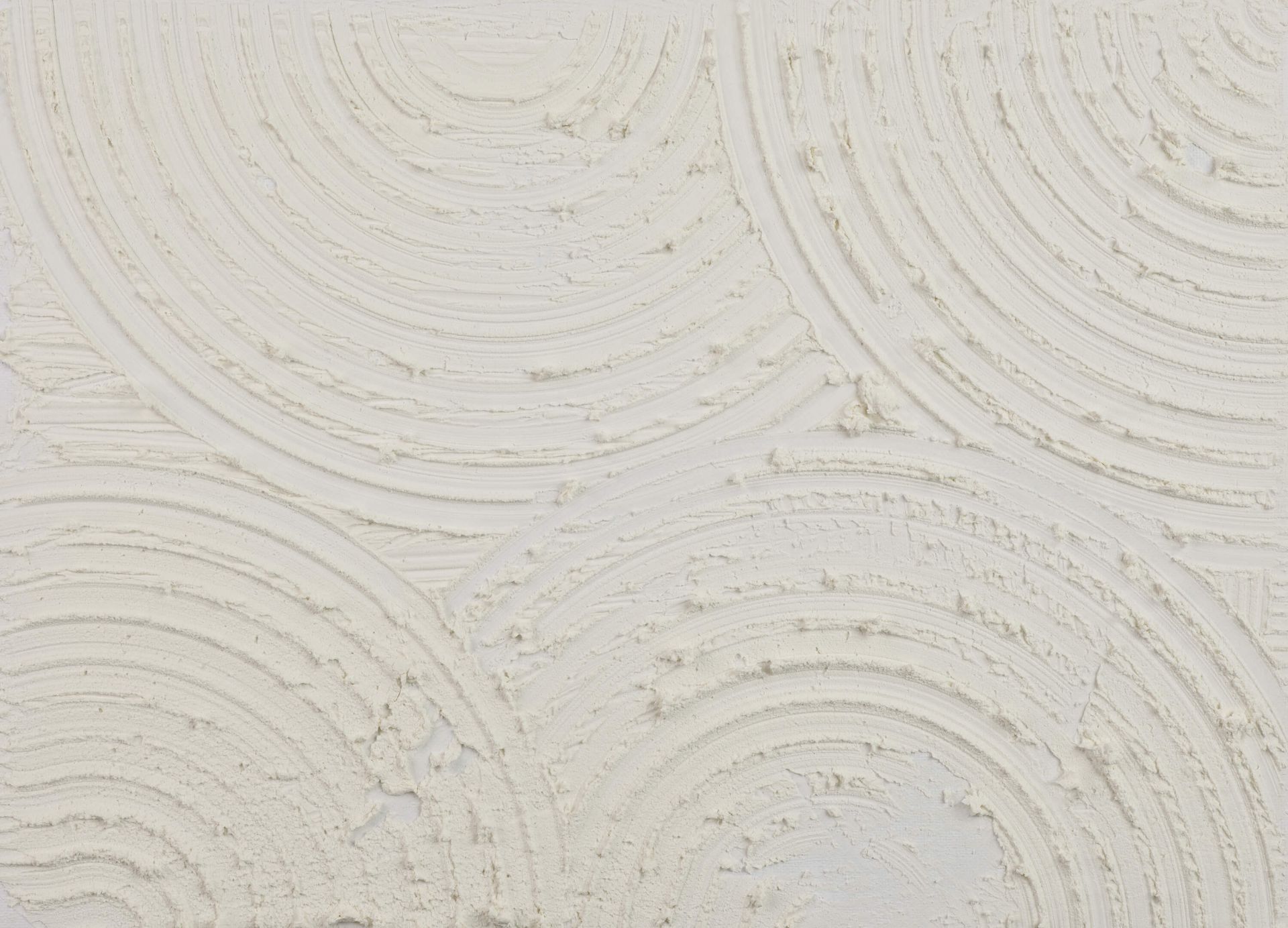 Zen Kreise grobe Struktur in off weiß