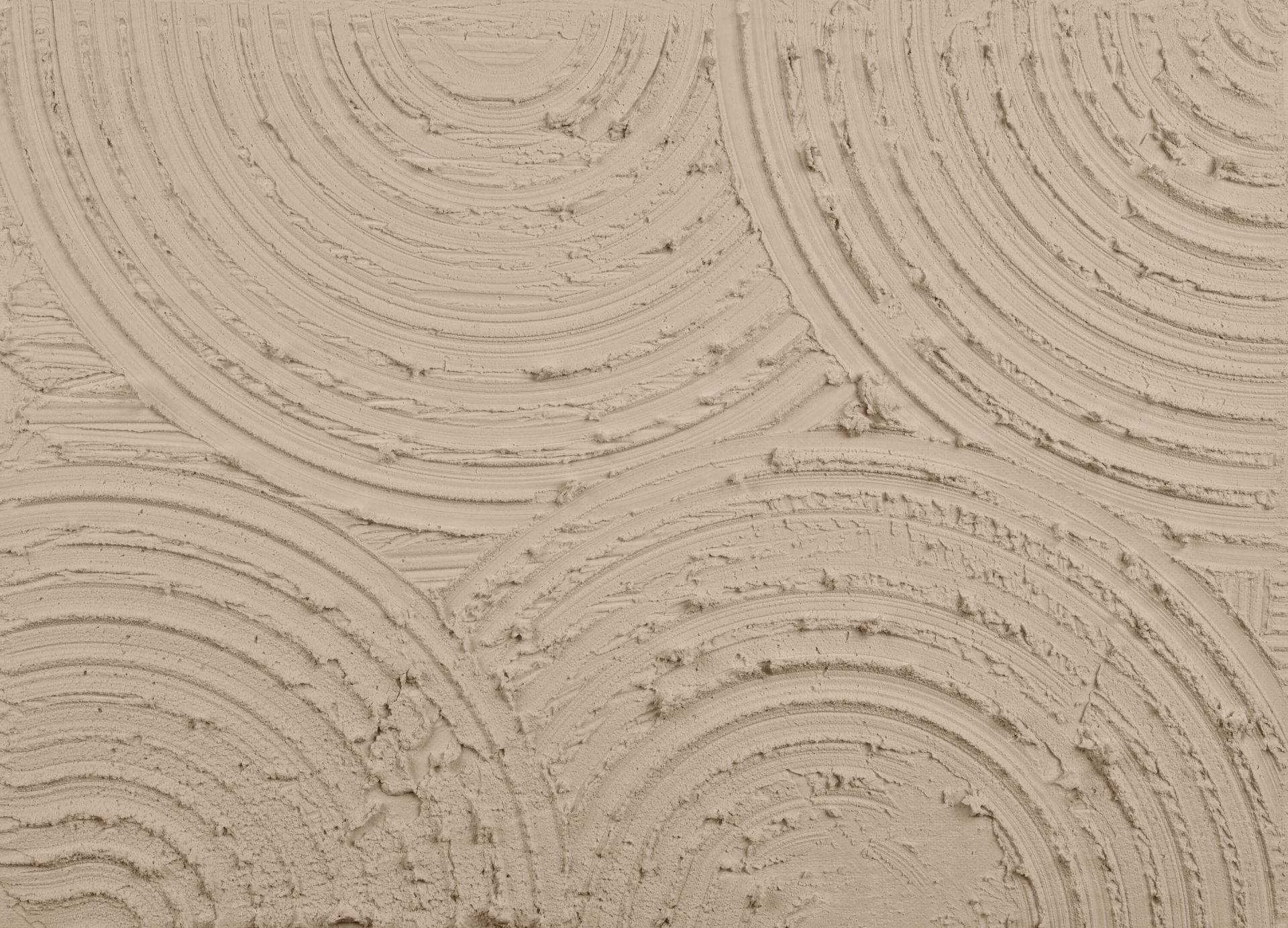 Zen Kreise grobe Struktur in taupe