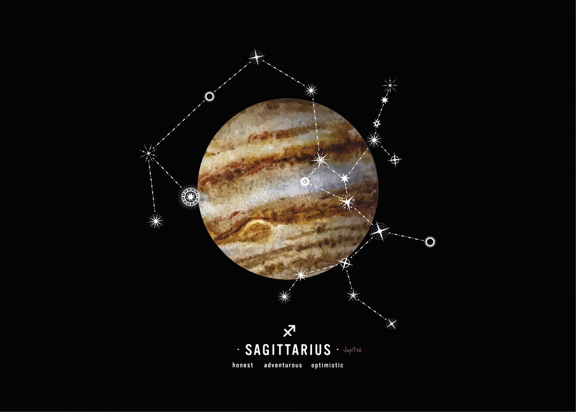Sternbildplanet Schütze