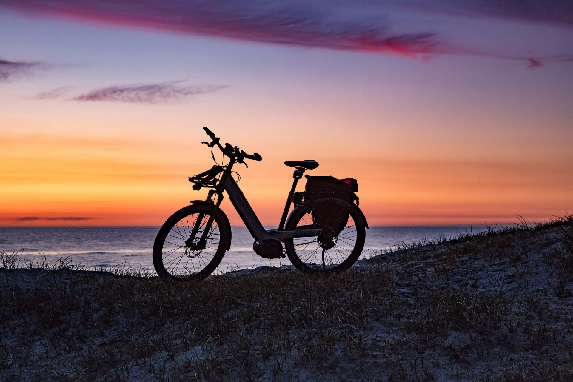 Fahrrad an einem Meer