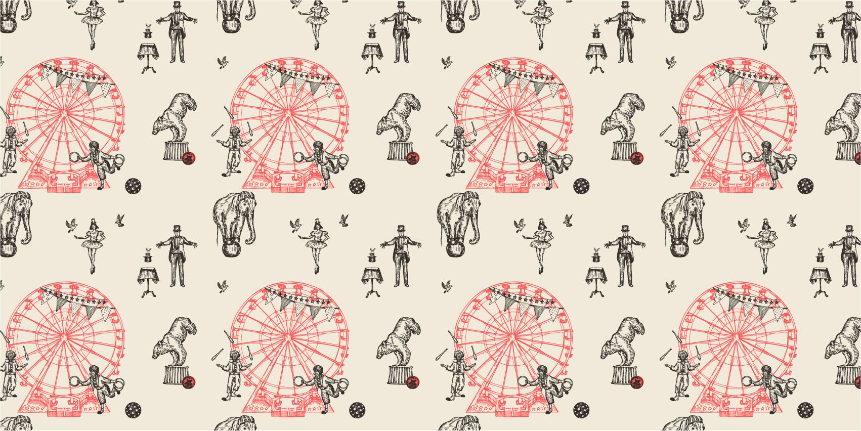 Zirkus-Muster