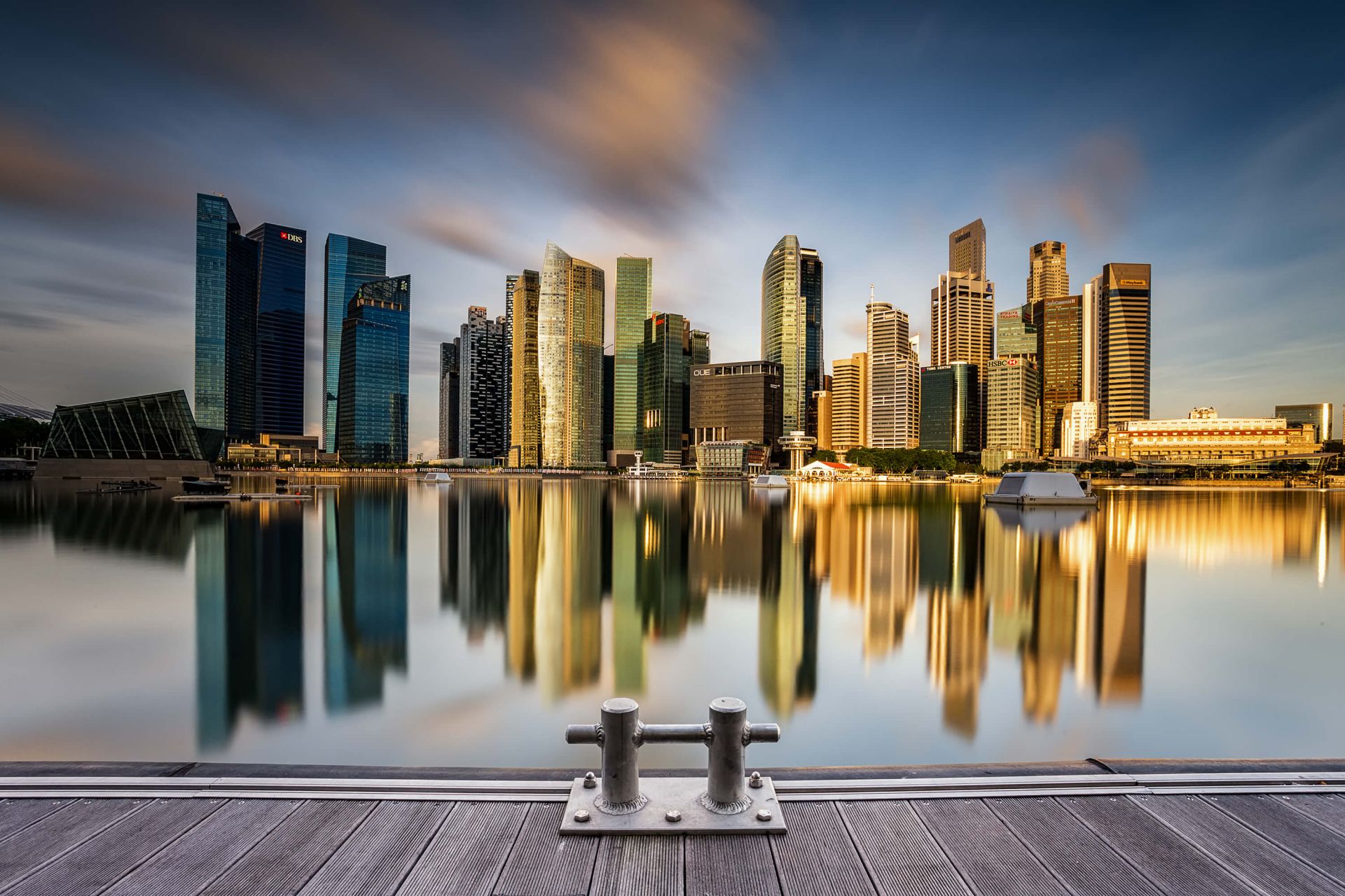 Golden Morning in Singapore