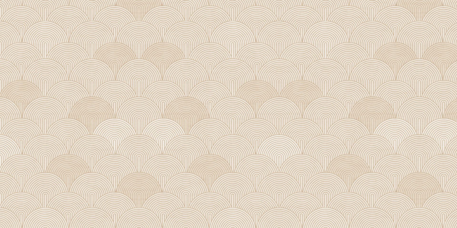 Retro Bögen & Kurven Groß - neutral sand