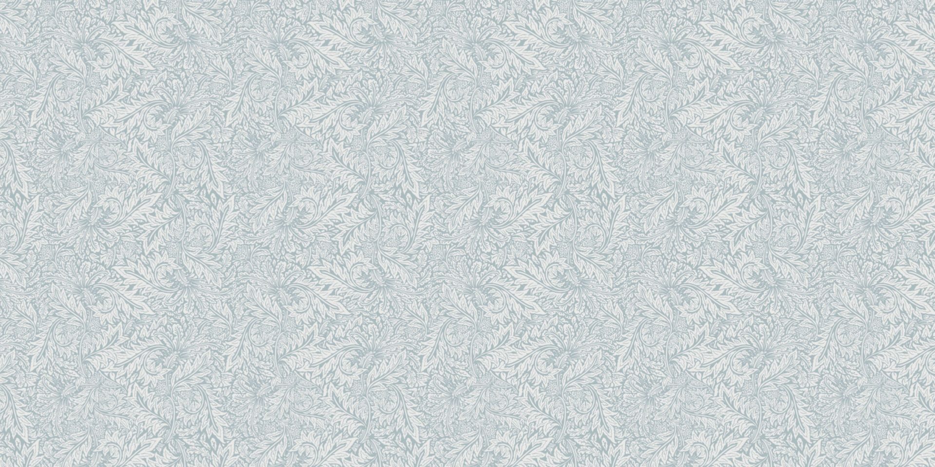 Morris Florals & Leaves - puderblau