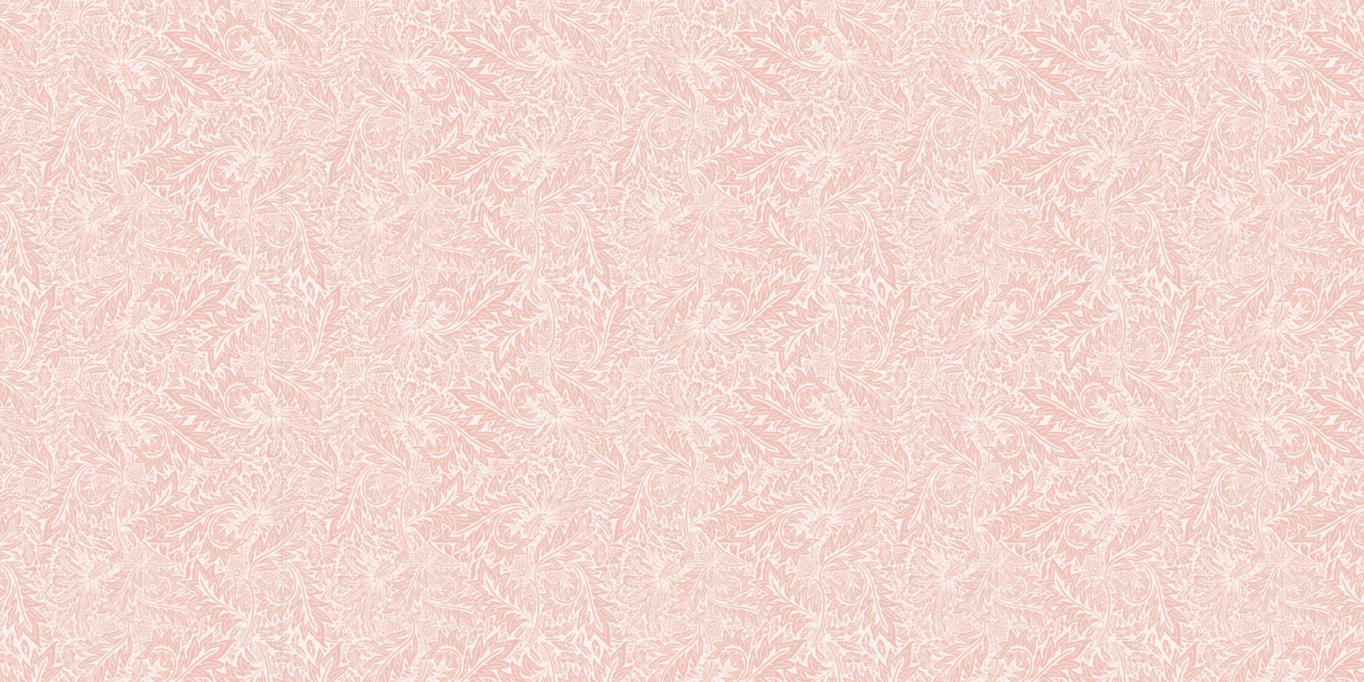 Morris Florals & Leaves - Pfirsichflaum