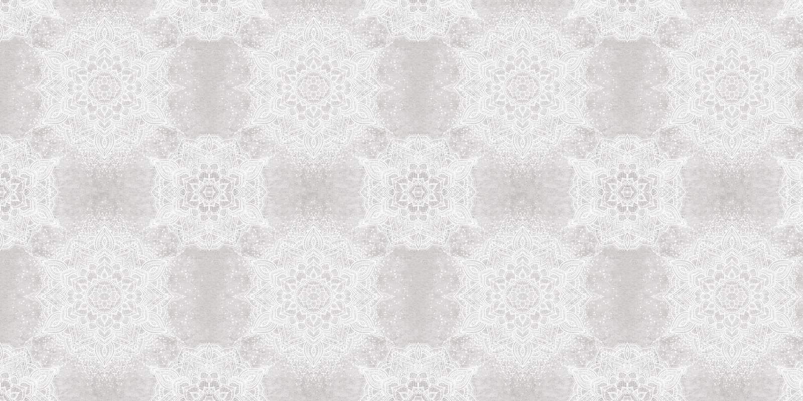 Ibiza vintage mandala_neutrales Grau