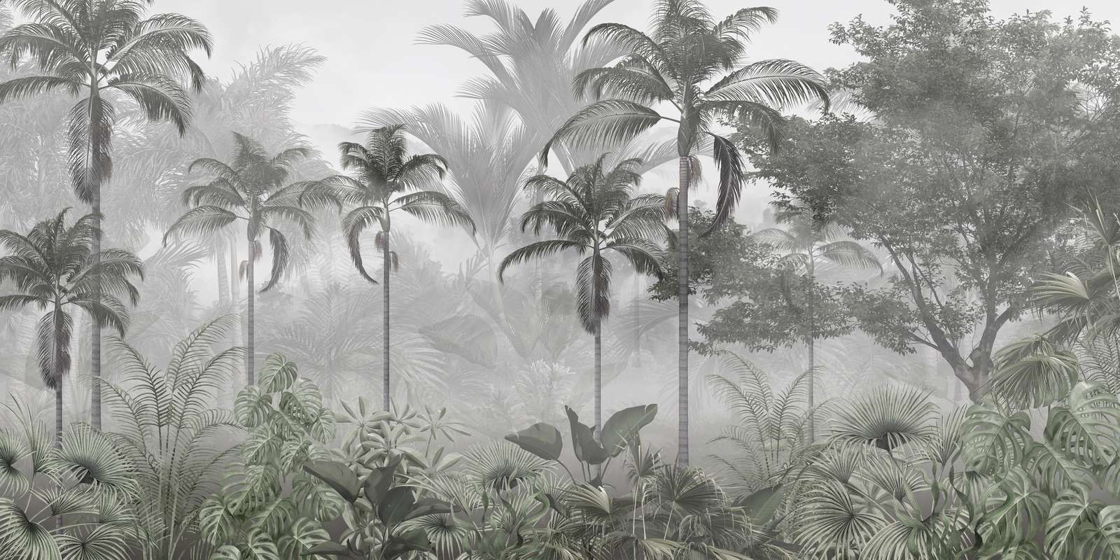 Lebendiges Grünes Urwald