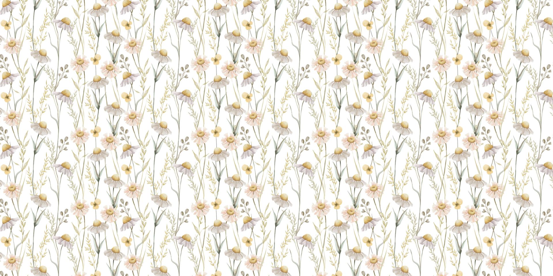 Feld sommerlicher Flora