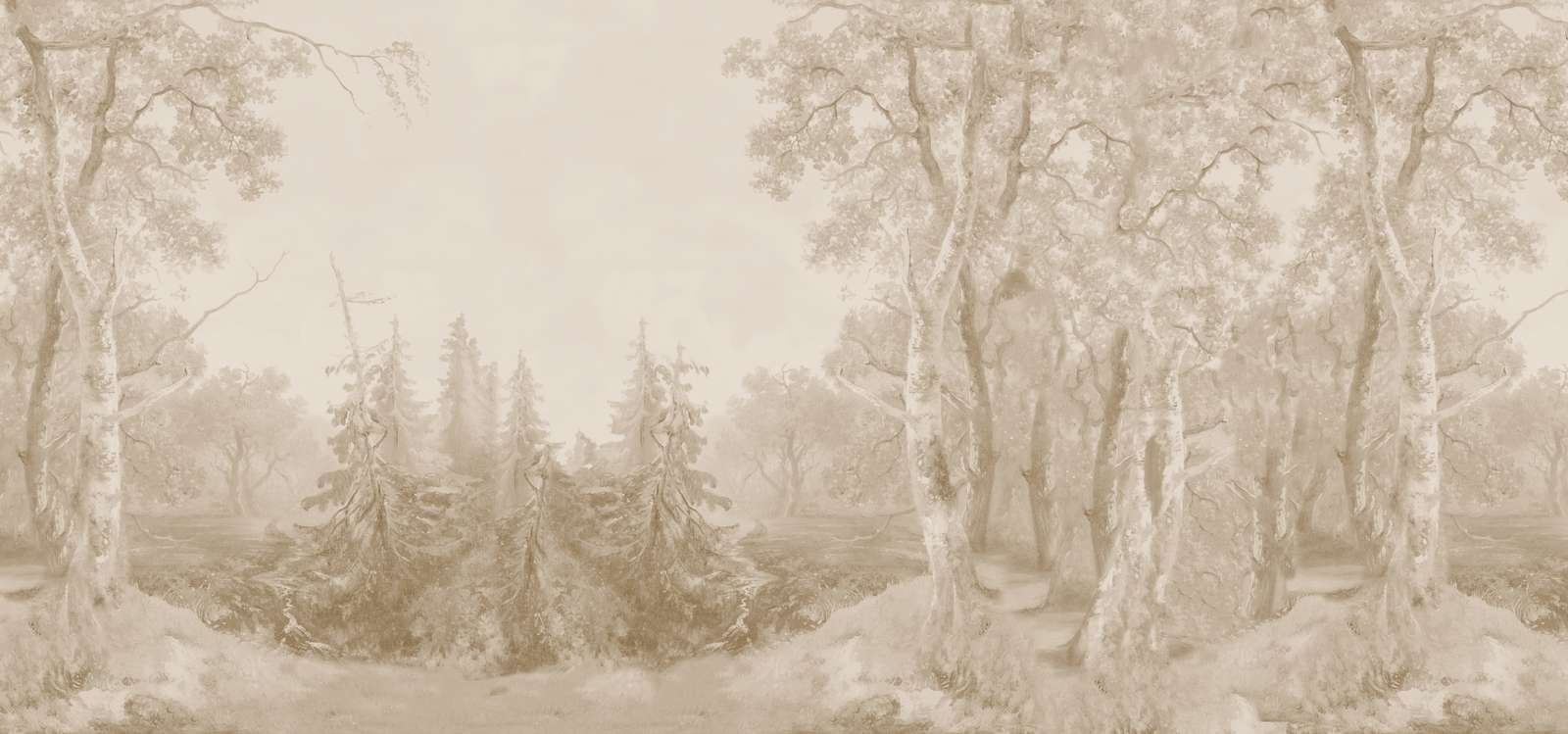 Waldlandschaft Beige #2