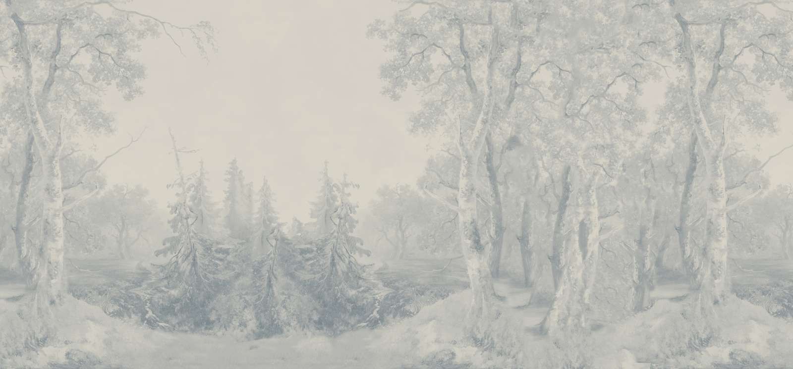 Waldlandschaft Blau #1