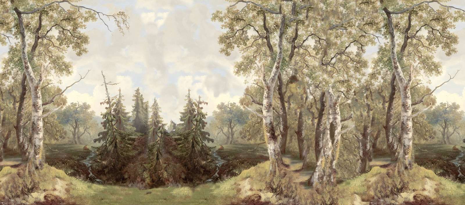 Waldlandschaft Farbe #1