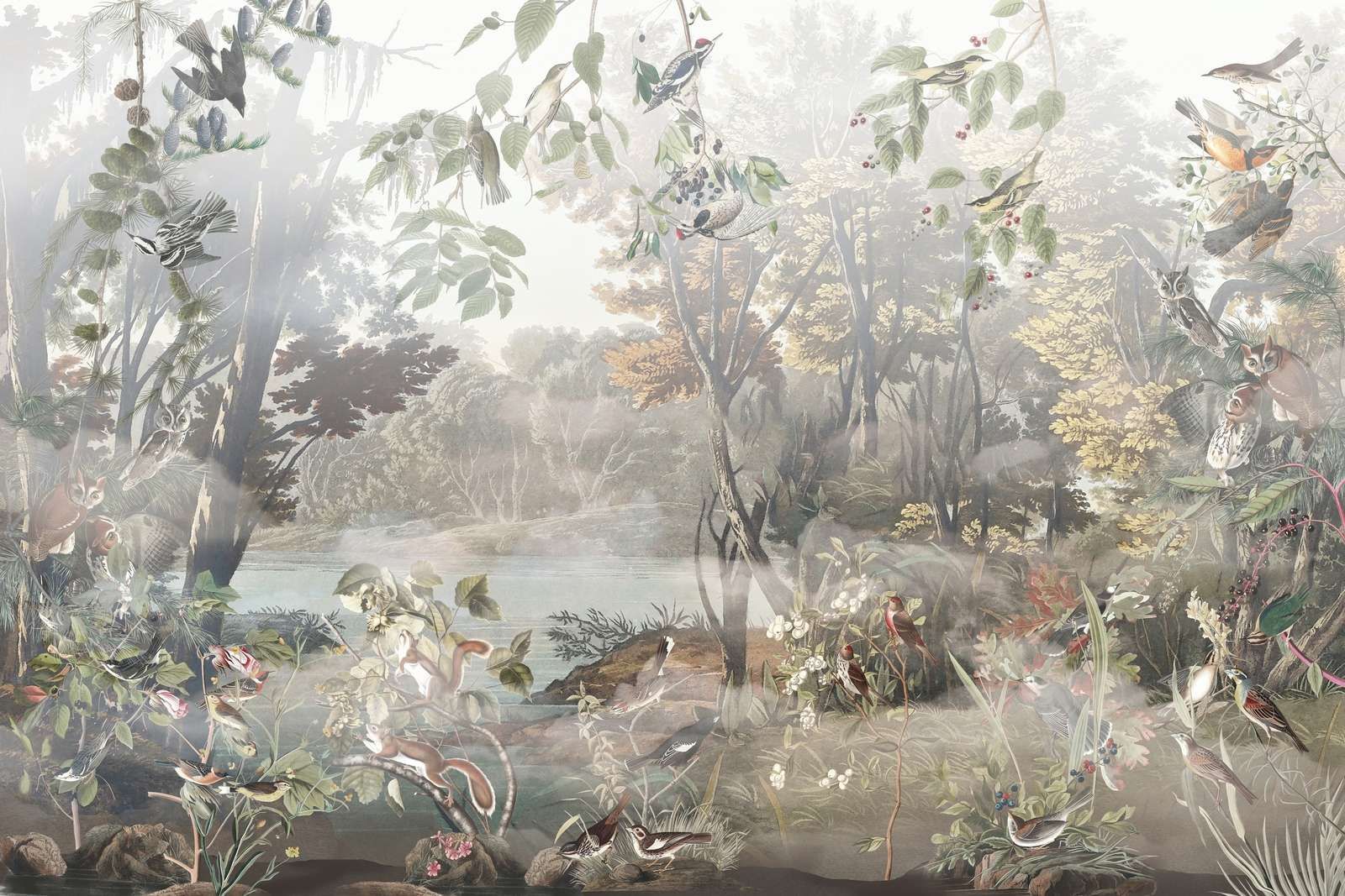 Mystische Waldvögel