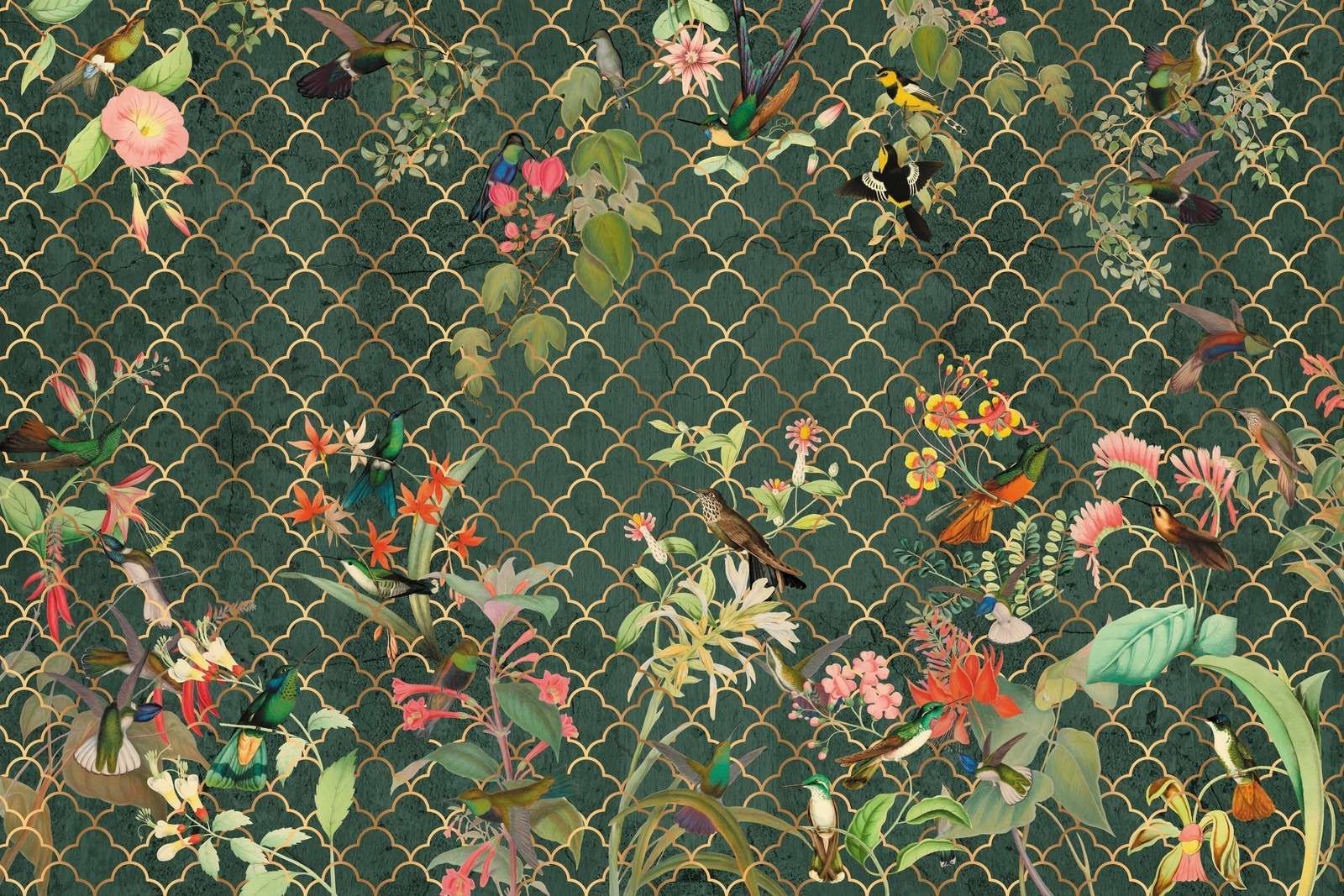 Dschungel Eleganz mit Gold