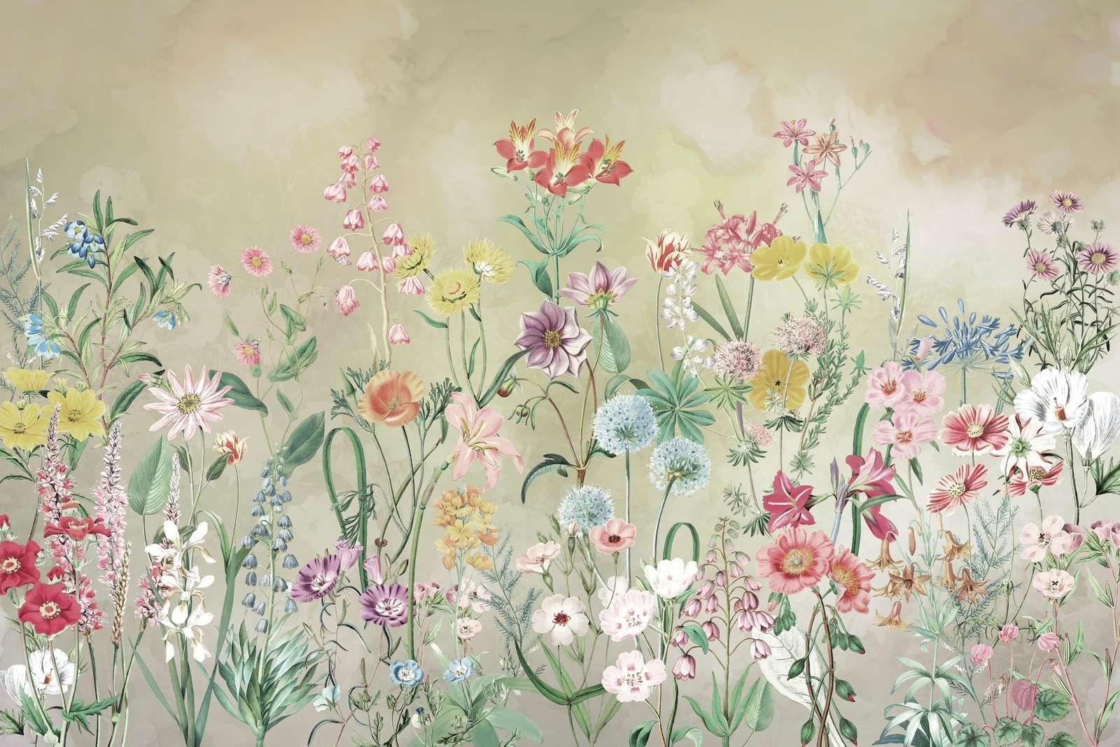 Pastell-Wildblumen-Symphonie