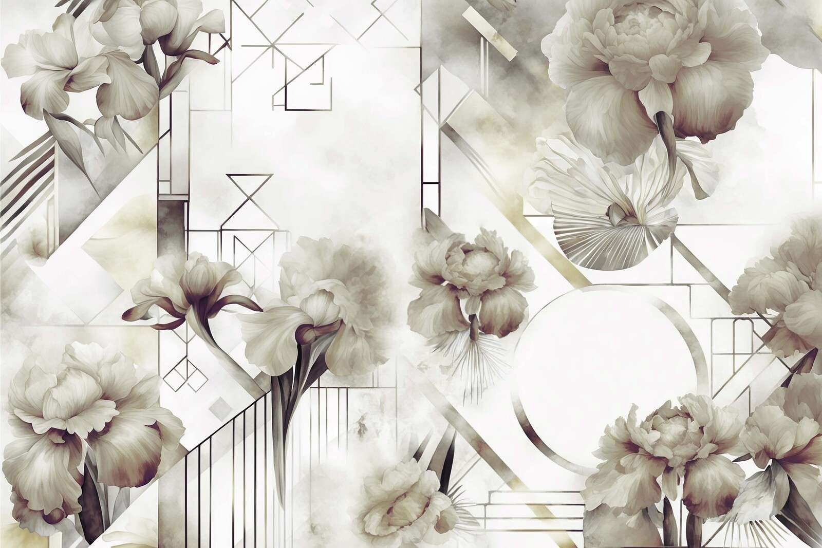 Aquarell Geometrie Sand