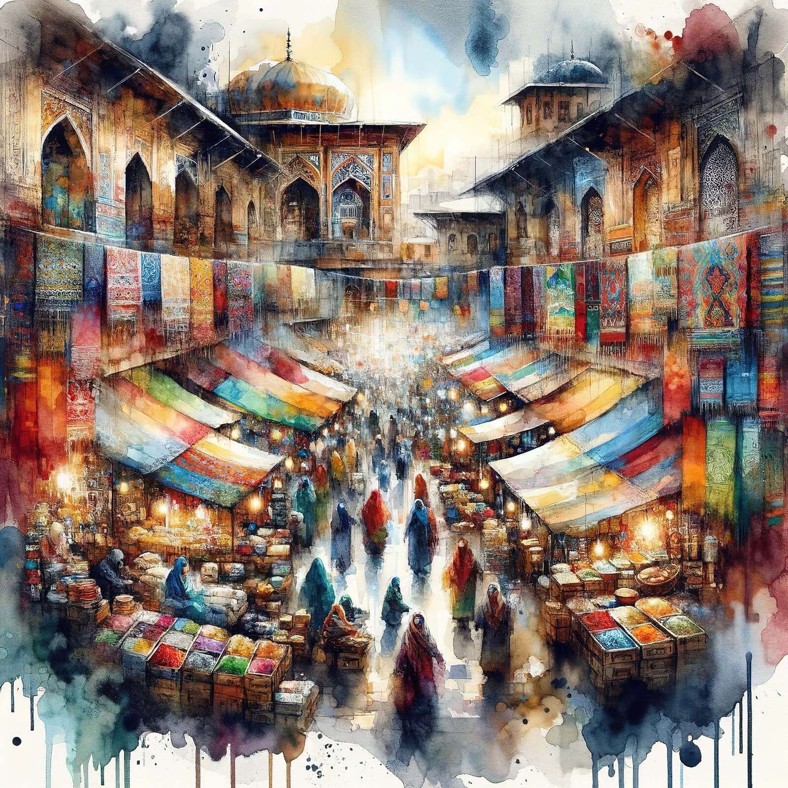 Bazaars Symphonie der Farben