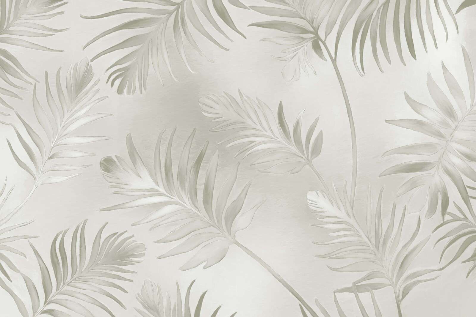 Goldene Blätter auf dunklem Off-White