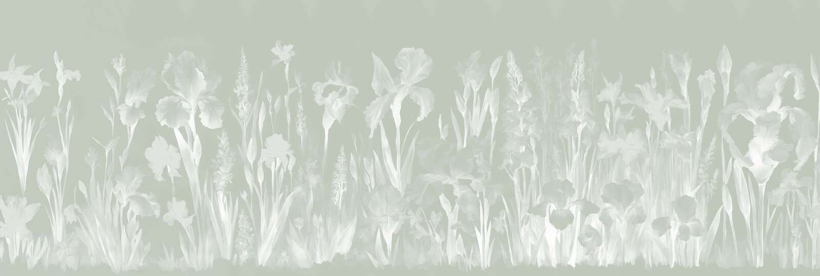 Frohen Frühling Staubblau