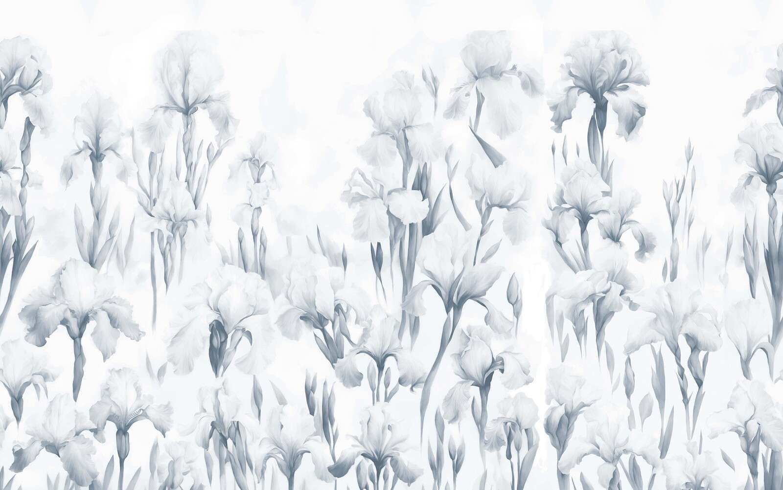 Iris tanzen nahtlos kühles Blau